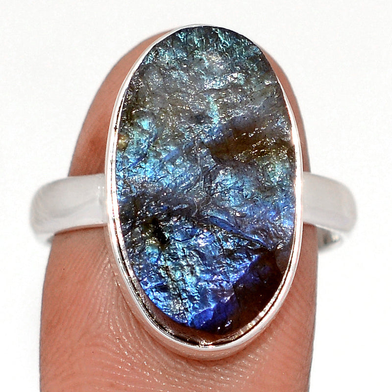 Labradorite Rough Ring - LBRR1277