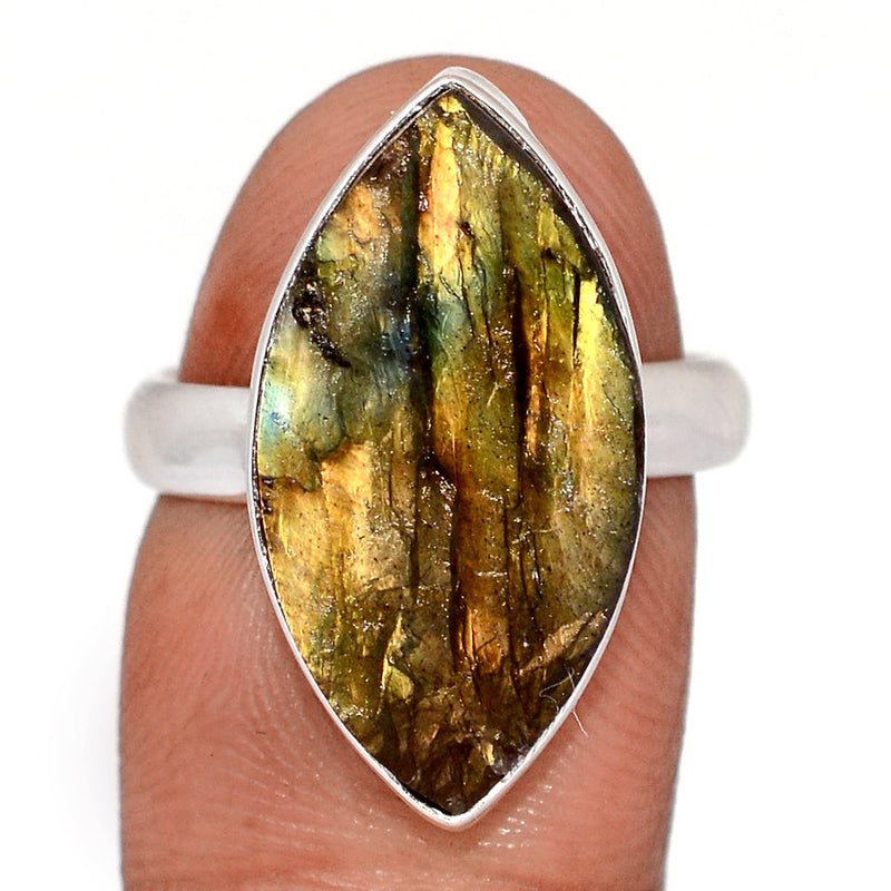 Labradorite Rough Ring - LBRR1278