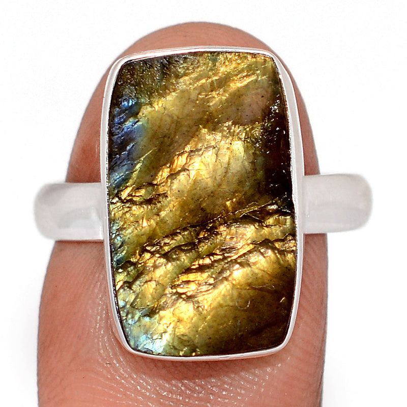 Labradorite Rough Ring - LBRR1279