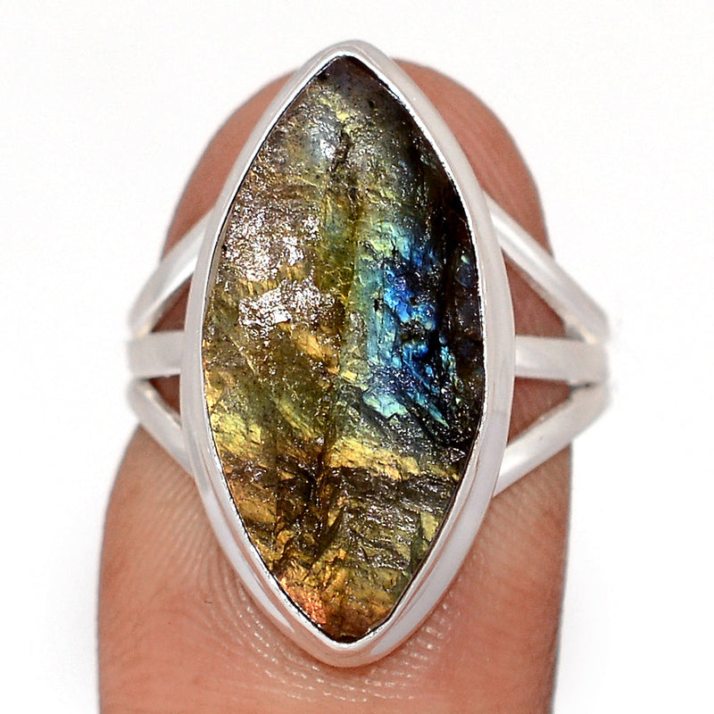 Labradorite Rough Ring - LBRR1281