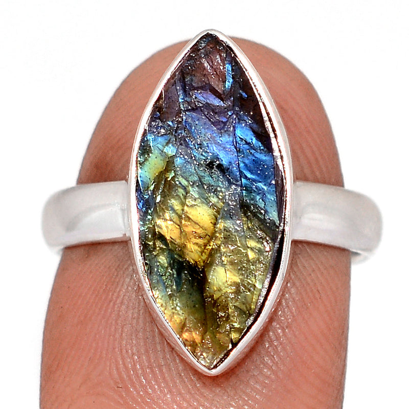 Labradorite Rough Ring - LBRR1282