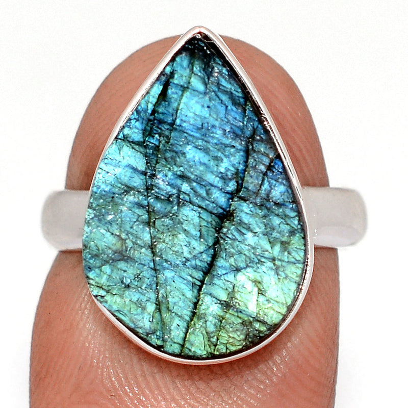 Labradorite Rough Ring - LBRR1283