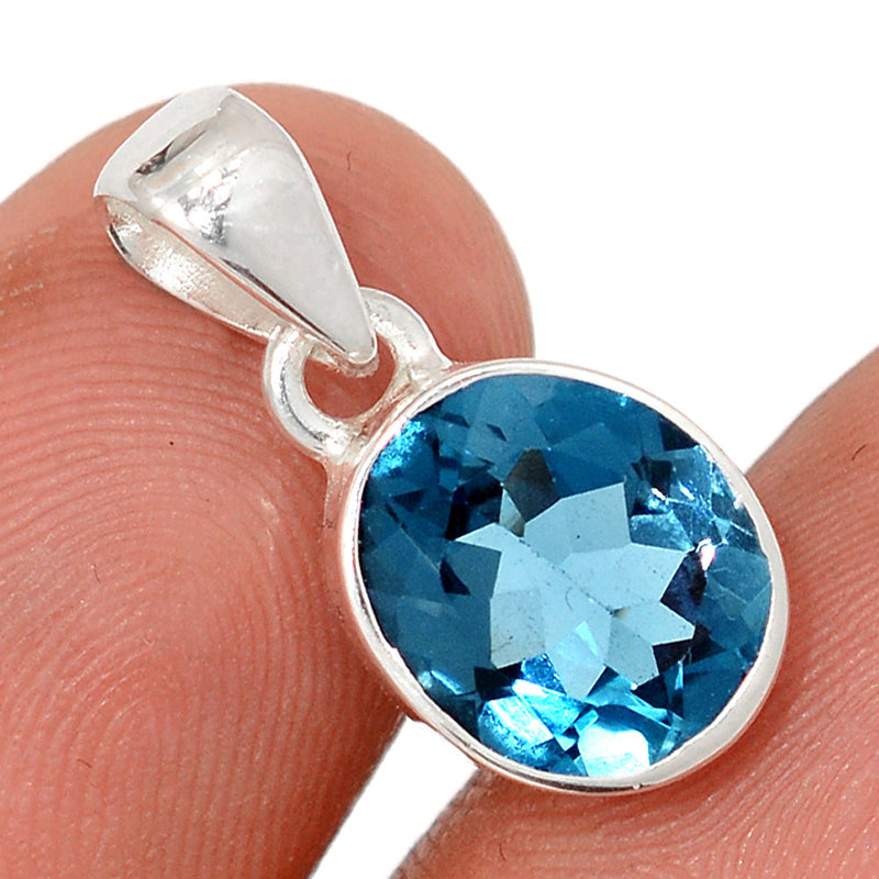 0.8" London Blue Topaz Pendants - LBTP73