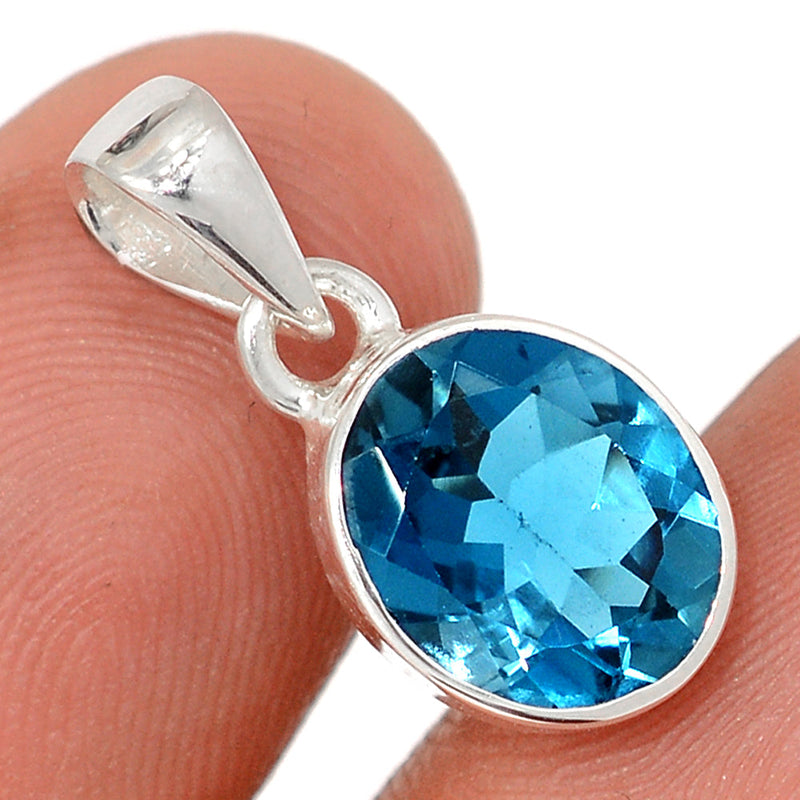 0.8" London Blue Topaz Pendants - LBTP76