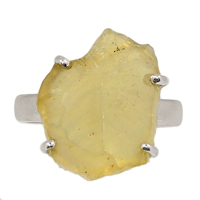 Claw - Libyan Desert Glass Ring - LDGR228