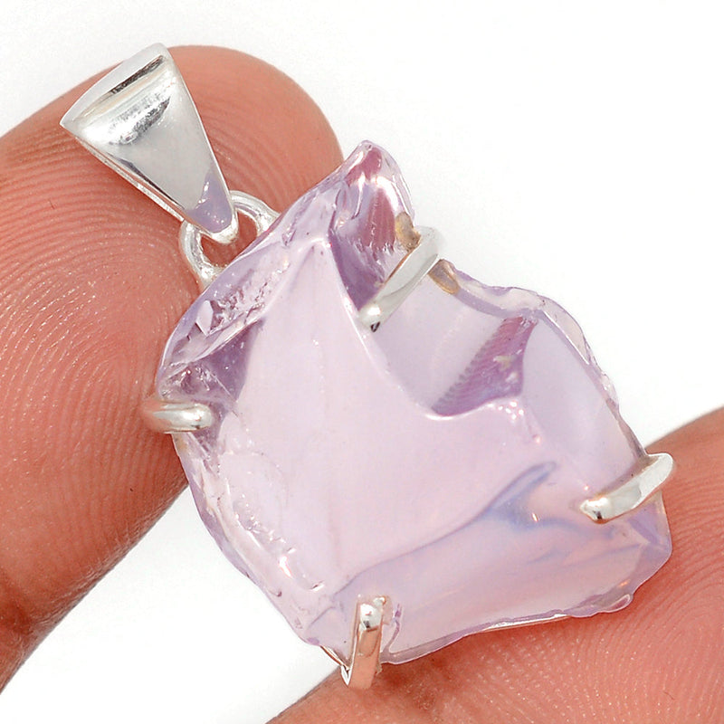 1.2" Claw - Lavender Quartz Rough Pendants - LDJP283