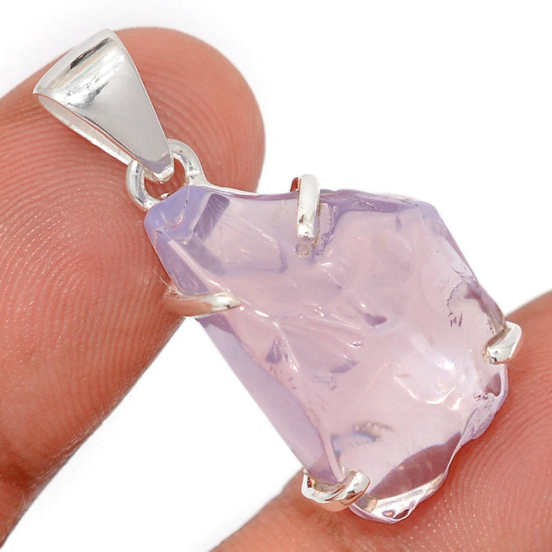 1.2" Claw - Lavender Quartz Rough Pendants - LDJP289