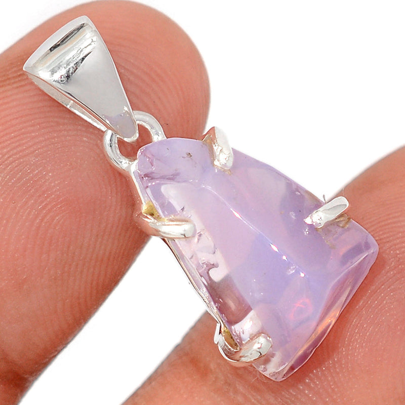 1.1" Claw - Lavender Quartz Rough Pendants - LDJP290