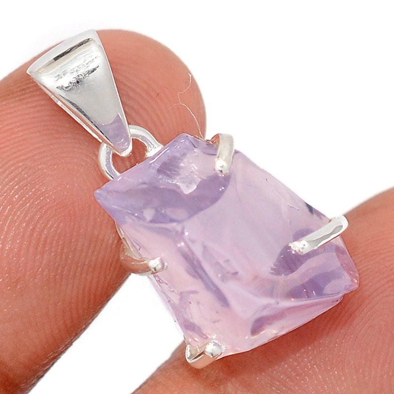 1" Claw - Lavender Quartz Rough Pendants - LDJP292