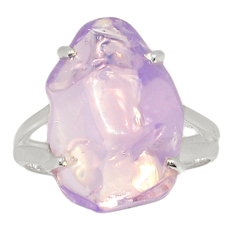 Claw - Lavender Quartz Rough Ring - LDJR166