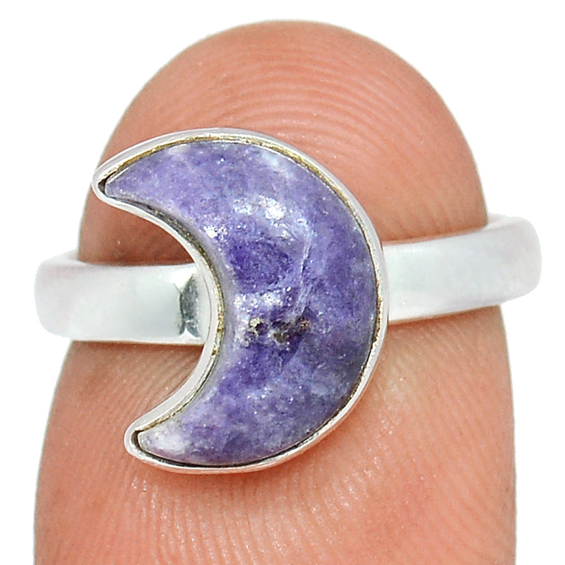 Moon - Lepidolite Ring - LDLR462