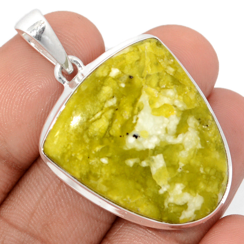 1.7" Lizardite Serpentine Pendants - LDSP142