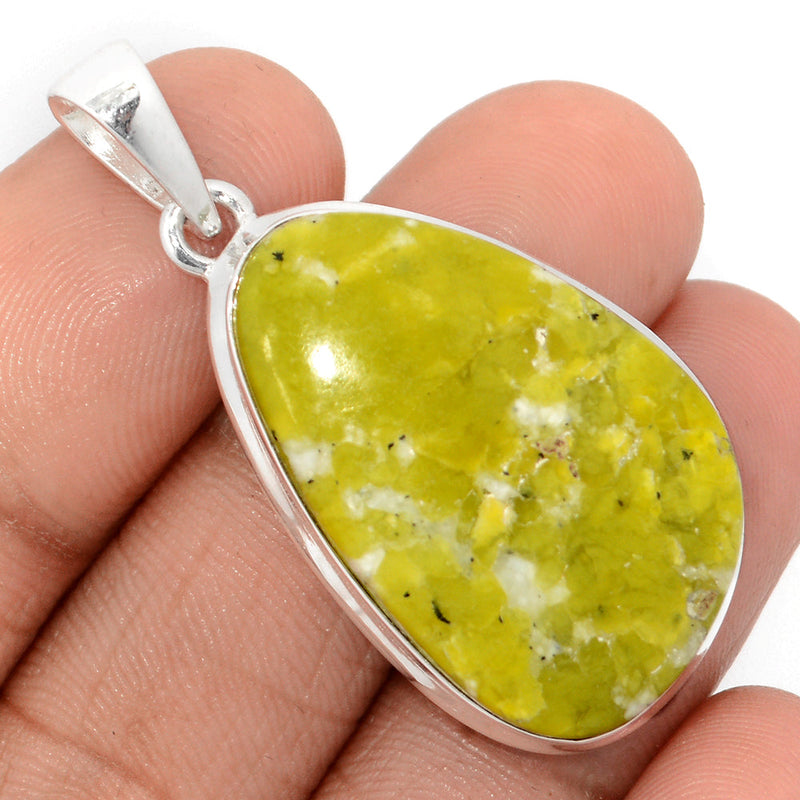 1.7" Lizardite Serpentine Pendants - LDSP143