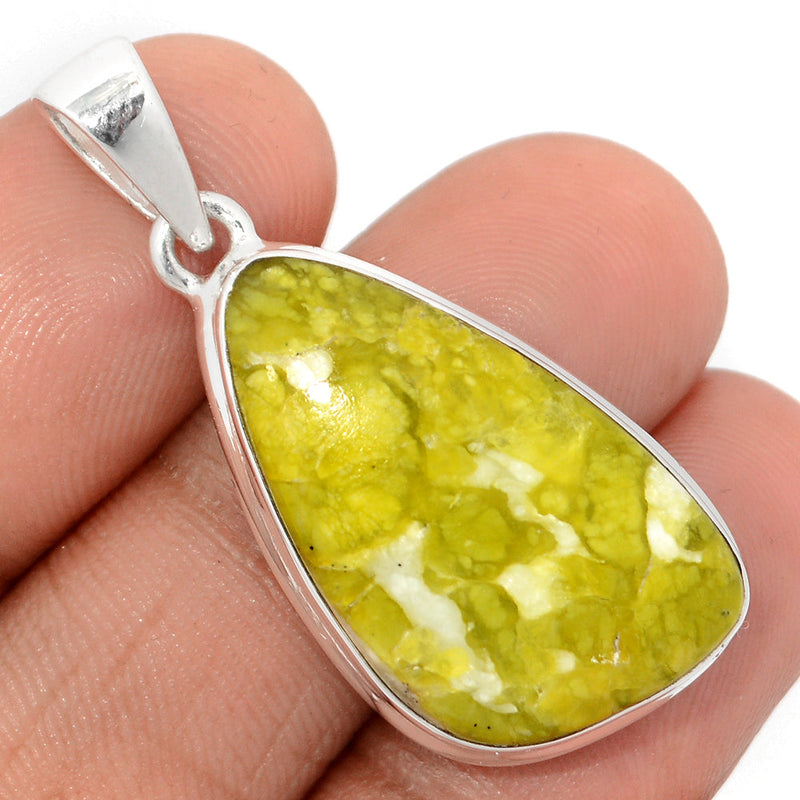 1.6" Lizardite Serpentine Pendants - LDSP149