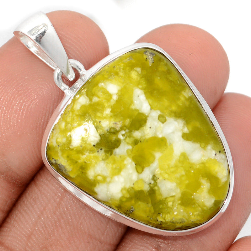 1.6" Lizardite Serpentine Pendants - LDSP151