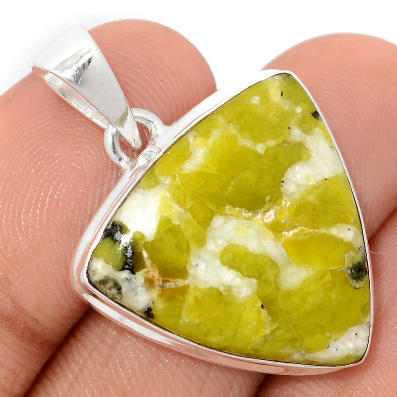 1.3" Lizardite Serpentine Pendants - LDSP164