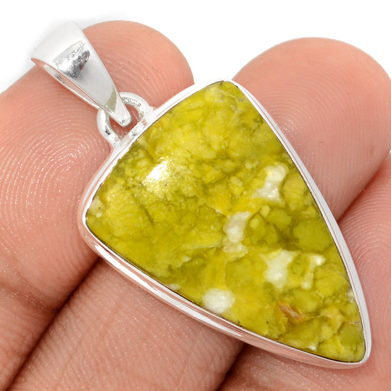 1.6" Lizardite Serpentine Pendants - LDSP169