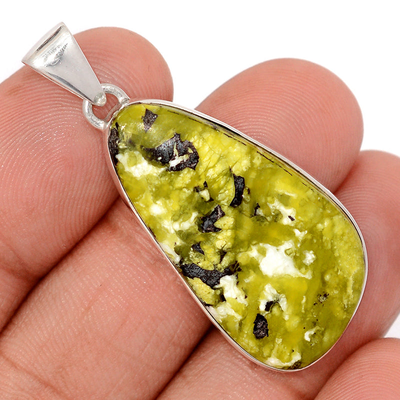 1.7" Lizardite Serpentine Pendants - LDSP176