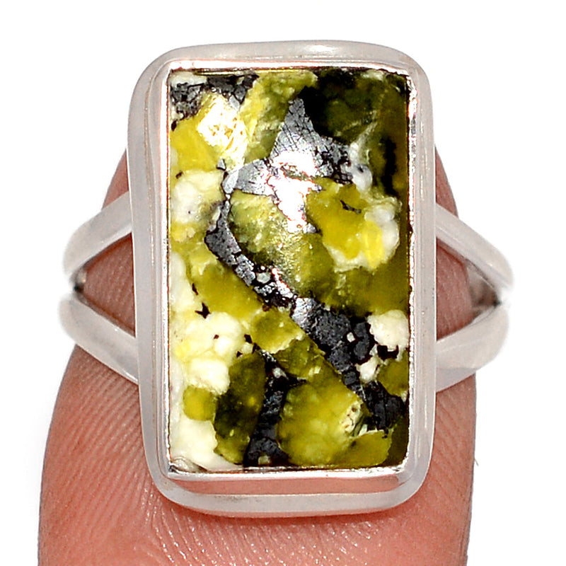 Lizardite Serpentine Ring - LDSR100
