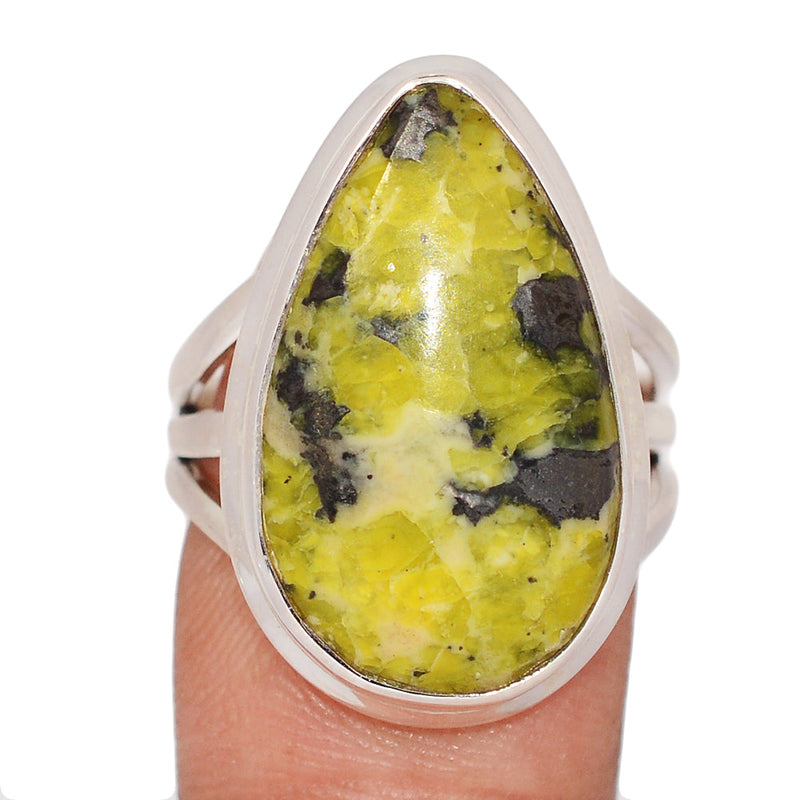 Lizardite Serpentine Ring - LDSR30