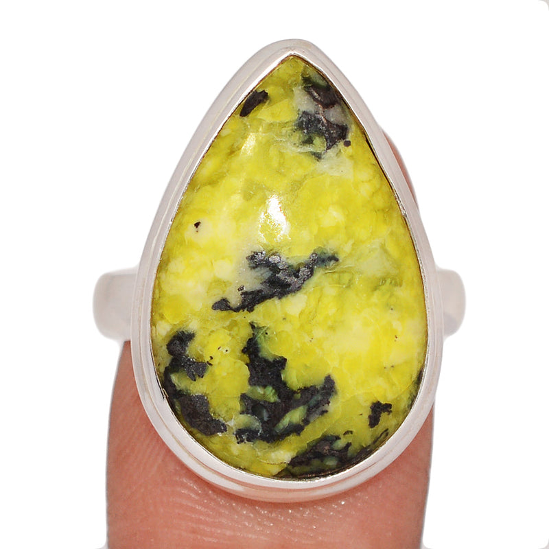 Lizardite Serpentine Ring - LDSR32