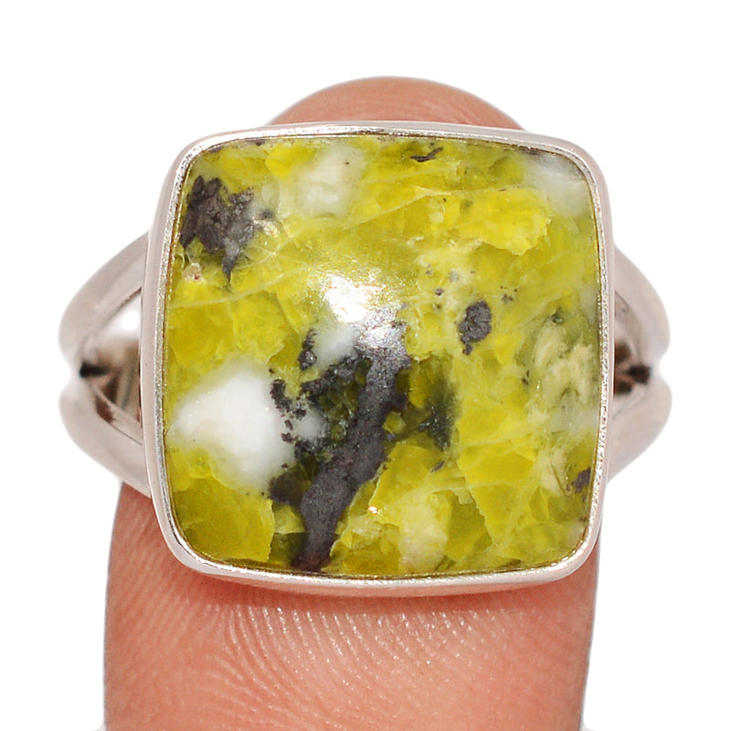 Lizardite Serpentine Ring - LDSR35