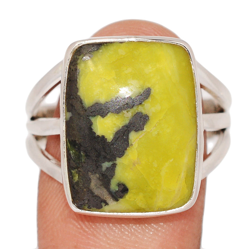 Lizardite Serpentine Ring - LDSR39