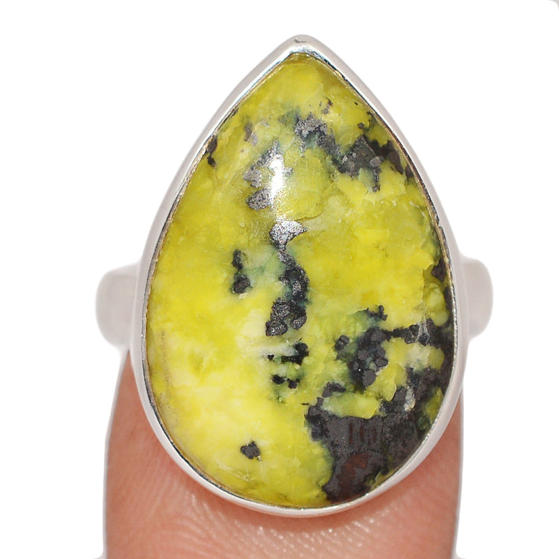 Lizardite Serpentine Ring - LDSR41