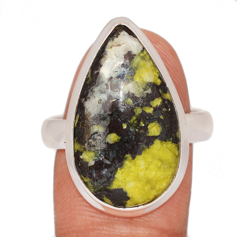 Lizardite Serpentine Ring - LDSR43