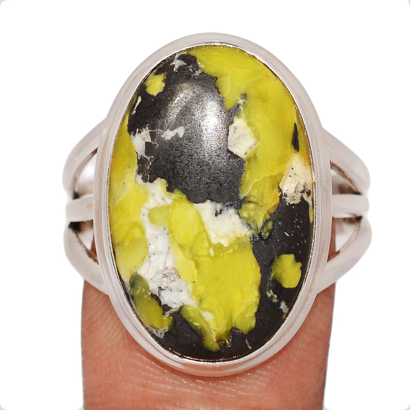 Lizardite Serpentine Ring - LDSR45