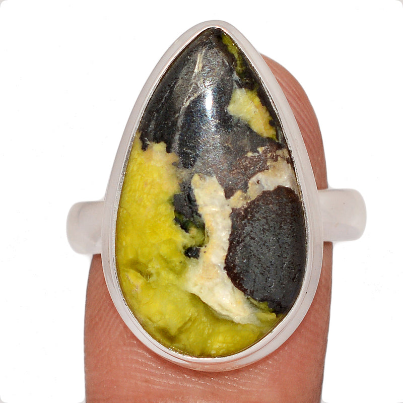 Lizardite Serpentine Ring - LDSR47