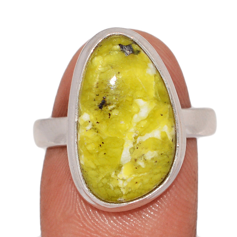 Lizardite Serpentine Ring - LDSR52