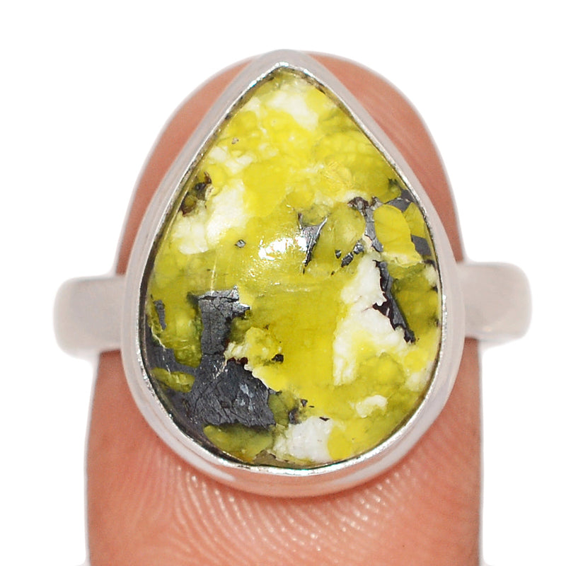 Lizardite Serpentine Ring - LDSR53