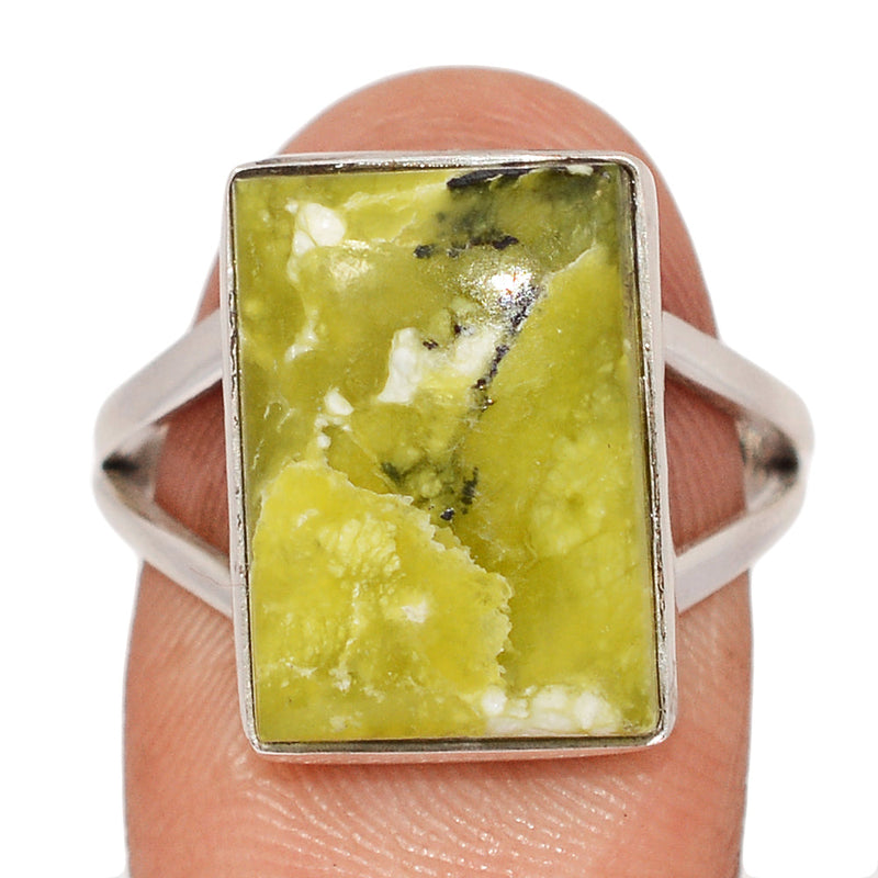 Lizardite Serpentine Ring - LDSR61