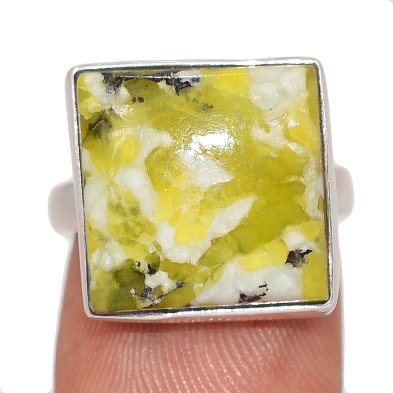 Lizardite Serpentine Ring - LDSR62