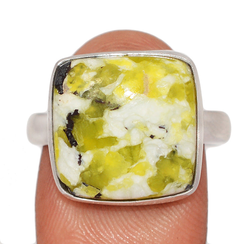 Lizardite Serpentine Ring - LDSR66