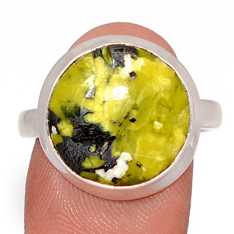 Lizardite Serpentine Ring - LDSR77