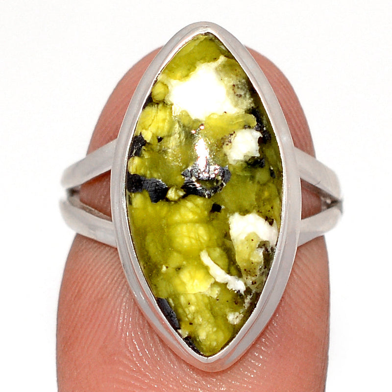 Lizardite Serpentine Ring - LDSR80