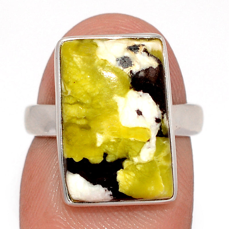 Lizardite Serpentine Ring - LDSR88