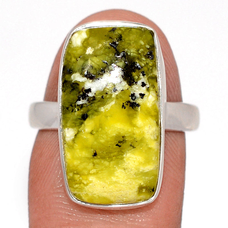 Lizardite Serpentine Ring - LDSR89