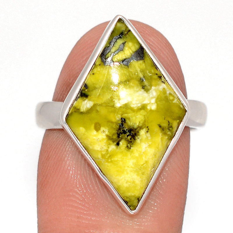 Lizardite Serpentine Ring - LDSR91