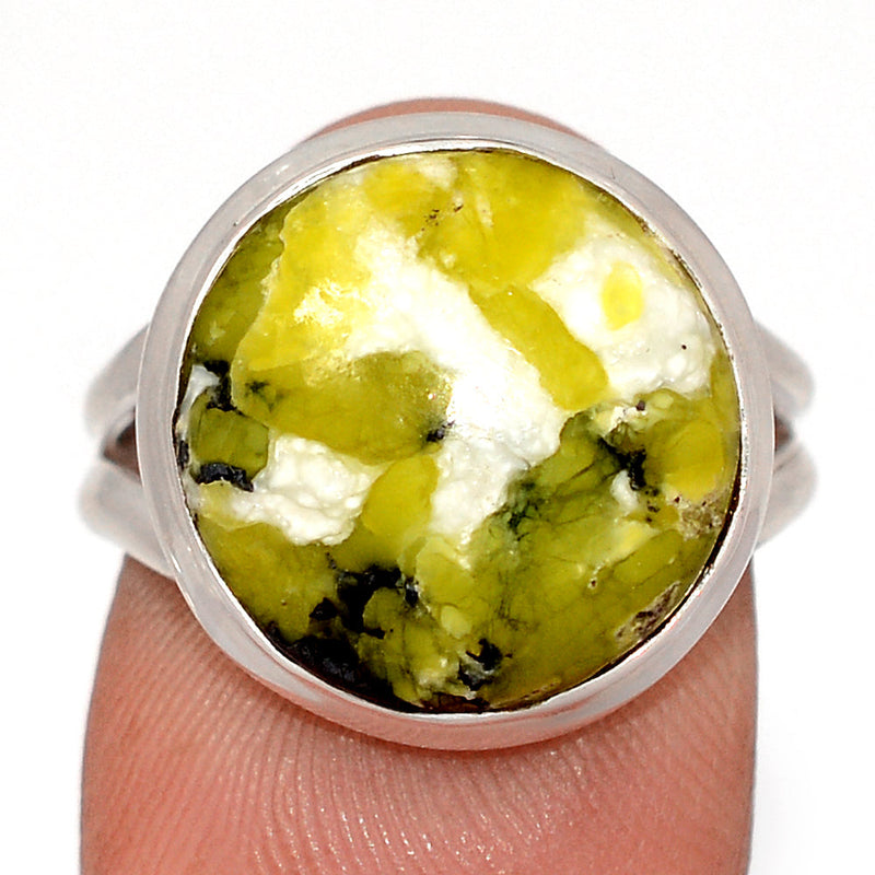 Lizardite Serpentine Ring - LDSR92