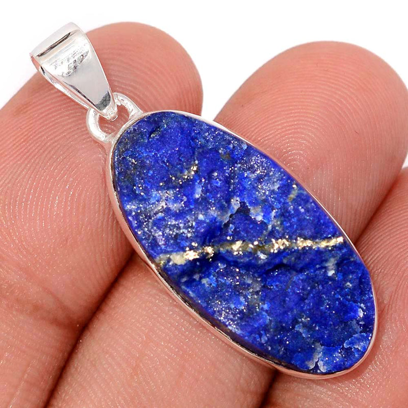 1.5" Lapis Druzy Pendants - LDZP629