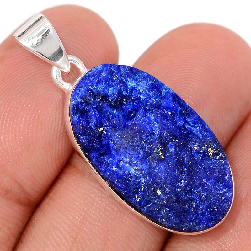 1.3" Lapis Druzy Pendants - LDZP630