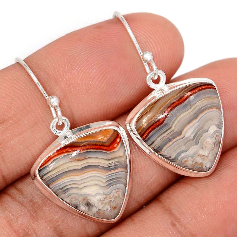 1.5" Laguna Lace Agate Earrings - LLAE1016