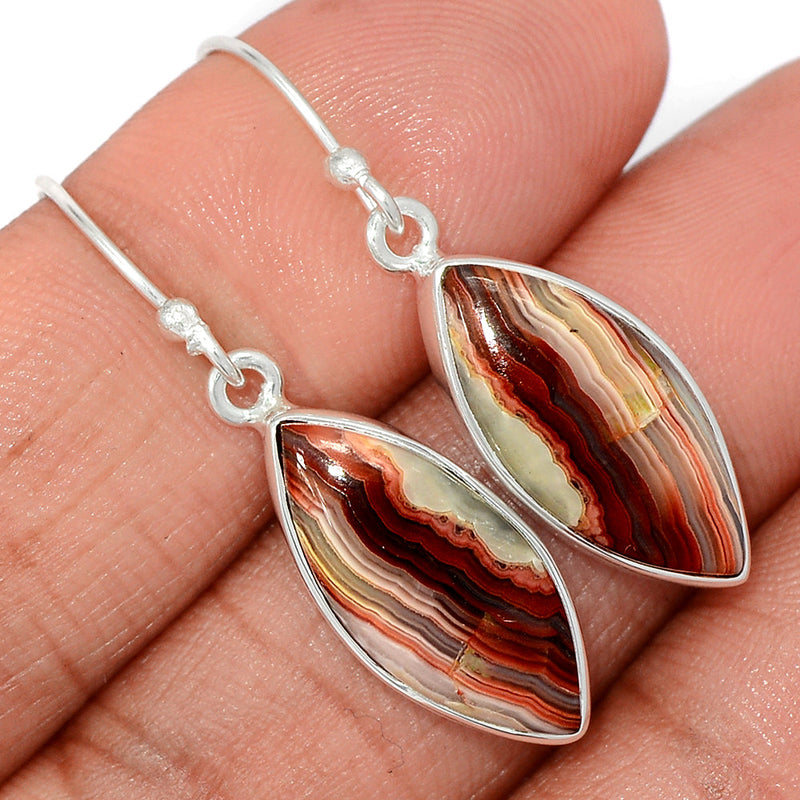 1.5" Laguna Lace Agate Earrings - LLAE919
