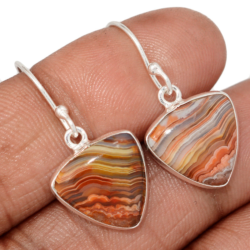 1.2" Laguna Lace Agate Earrings - LLAE971