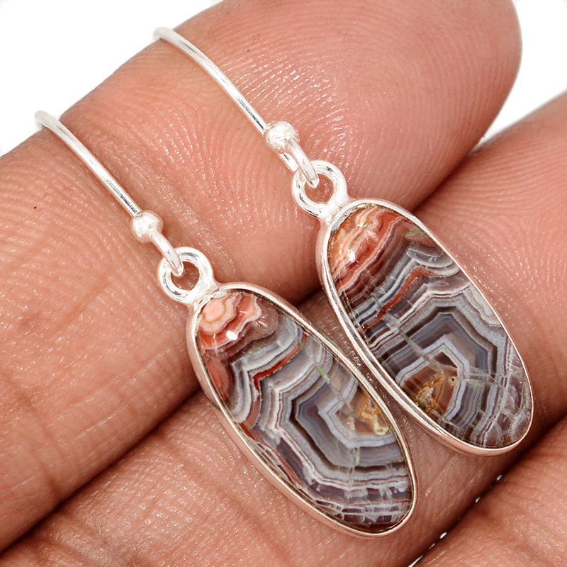 1.5" Laguna Lace Agate Earrings - LLAE973