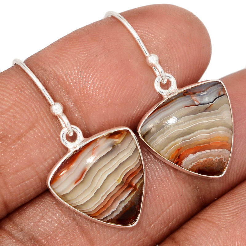 1.2" Laguna Lace Agate Earrings - LLAE975