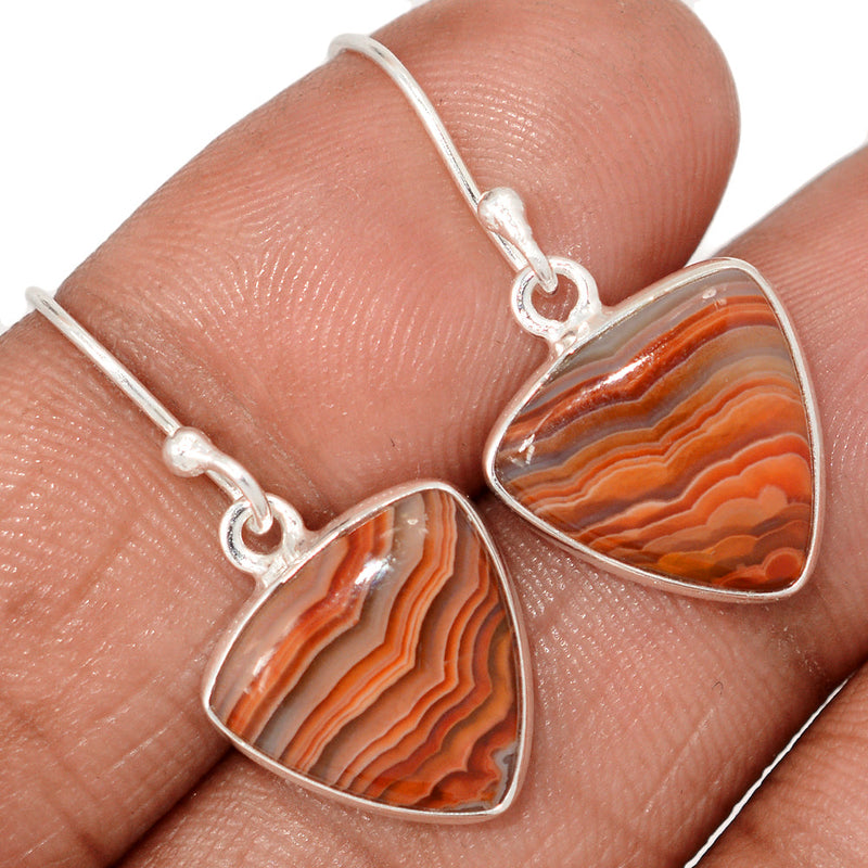 1.2" Laguna Lace Agate Earrings - LLAE979